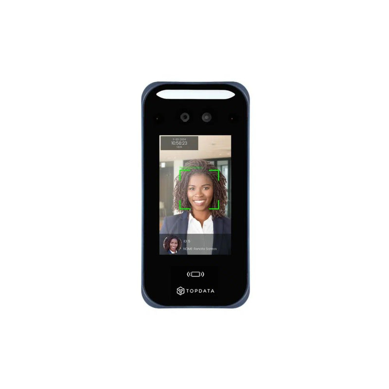 Leitor Facial TopData F4 5000 Faces - Homologado e Certificado para Ponto e Acesso