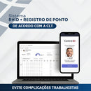 Sistema de Ponto RHID Control iD para 50 Funcionários - Licença Mensal (Original)