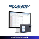 Relógio de Ponto TopData Inner Ponto 4 LC + Secullum Offline 30 Colaboradores para 1 Ano