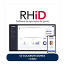 Sistema de Ponto RHID Control iD para 40 Funcionários - Licença Mensal (Original)