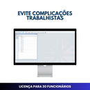 Sistema de Ponto Secullum Offline para 30 Funcionários - Licença Anual (Original)