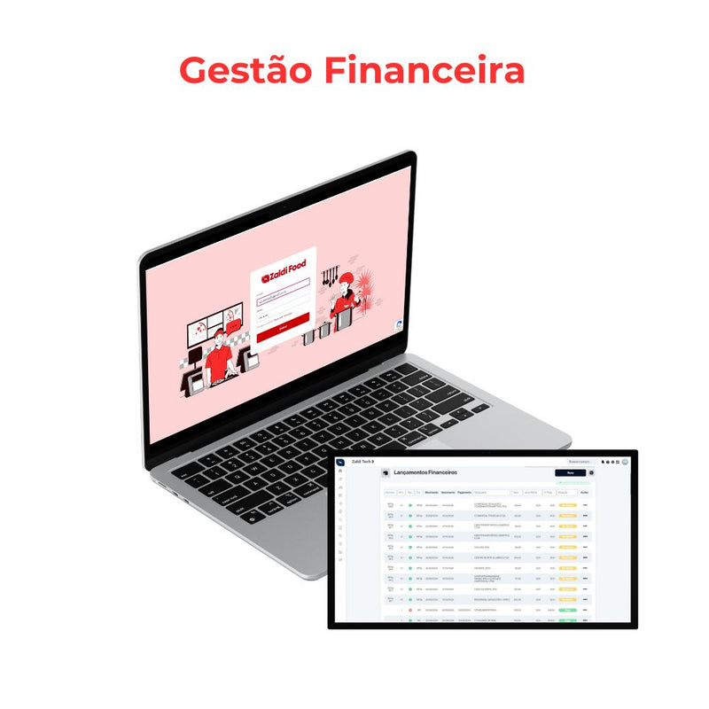 Sistema para Restaurantes, Lanchonetes e Pizzarias - Zaldi Food Plano Intermediário (Mensal)