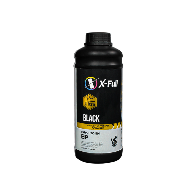 Tinta Corante Universal P/Epson WF-C e L (1 Litro - Black)